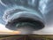 Supercell storm in Tornado Alley