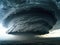 Supercell storm in Tornado Alley