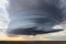 Supercell thunderstorm near Earth, Texas