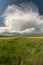 Supercell thunderstorm over the plains of South Dakota