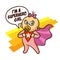 Superhero Baby Girl Sticker