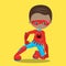 Superhero Boy Mulatto Brown Spiderman 14