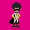 Superhero Boy Mulatto Dark Batman 03