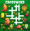 Superhero fruits crossword puzzle game