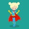 Superhero Girl Blond Supergirl 02