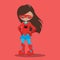 Superhero Girl Brown SpiderMan 10