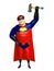 Superhero with Hammer