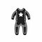 Superhero-inspired Black And White Baby Jumpsuit Icon