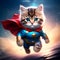 Superhero kitty