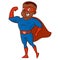 Superhero man Cartoon character