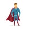 Superhero - modern cartoon people character colorful illustration