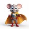 Superhero Mouse: A Charming Character With Childlike Wonder