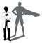 Superhero Scientist Super Hero Shadow Silhouette