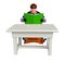 Superhero with Table & chair,book