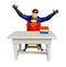 Superhero with Table & chair,books