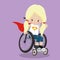 superhero wheelchair blonde 02