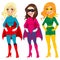 Superhero Women Posing