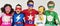 Superheroes Kids Friends Playing Togetherness Fun Concept