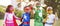 Superheroes Kids Friends Playing Togetherness Fun Concept