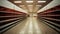 supermarket aisle with empty shelves