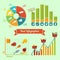 Supermarket foods infographics charts and graphs