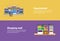 Supermarket Shopping Mall Retail Store Online Commerce Web Banner