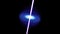 Supermassive black hole feasts on the hot accretion disk around it and at the same time shooting out powerful jets of radiation