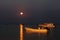 Supermoon visible at Asker beach on 14 November, 2016 at Bahrain