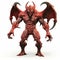 Supernatural Realism: 3d Render Of Demon Monster In Rob Liefeld Style