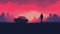 Supernatural Realism: 8k Pixel Art City Car Wallpapers In Criterion Collection Style
