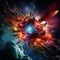 Supernova Rapture: Splendor Unleashed in an Explosive Burst