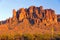 Superstition Mountain in the Arizona desert