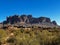 Superstition Mountains at Apache Junction Arizona southwest