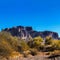 Superstition Mountains landscape Arizona southwest