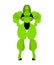Superwoman Superhero Strong green woman. Bodybuilding Female. Beautiful sporty body Woman. Athletic Muscular Model. Fitness
