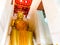SUPHANBURI, THAILAND - OCTOBER 18, 2018: Big golden buddha statue at Wat Pa Lelai temple