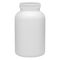 Supplement bottle. White pill jar mockup isolated