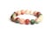 Supplement a good fortune and opulence by Thee colorful jade bracelet amulet , Fu Lu Shou luck jade lucky Stone bracelet amulet