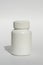 supplement pills with medicine bottle health care and medical Vitamin tablets. mockup bottle for