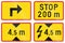 Supplementary Road Signs In Finland