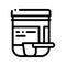 Supplements Bottle And Scoop Vector Thin Line Icon