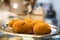 Suppli fried rice balls called in rome suppli al telefono