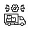 supply developing line icon vector illustration