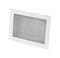 Supply and exhaust ventilation grilles on white background