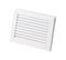 Supply and exhaust ventilation grilles on white background