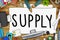 Supply Production Strategy Distribution Business Concept