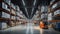 supply retail warehouse background