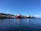 Supply ships in Stavanger harbour, Norway.