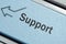 Support keyboard button