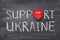 Support Ukraine heart